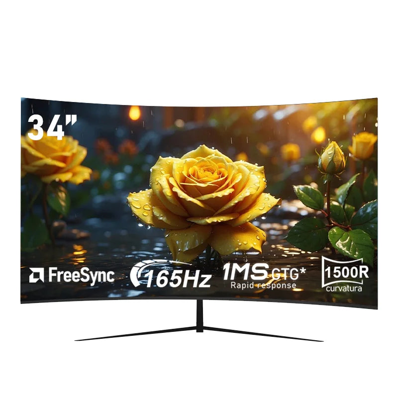 34" 4K Curved Ultra-Wide Gaming Monitor