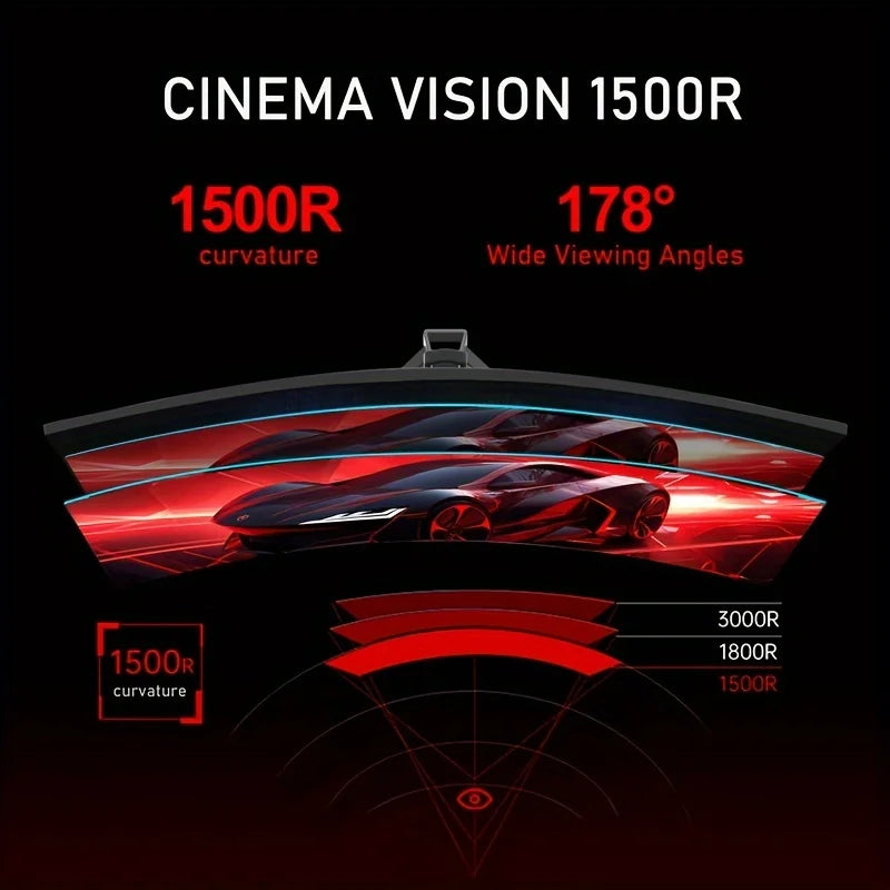 34" 4K Curved Ultra-Wide Gaming Monitor
