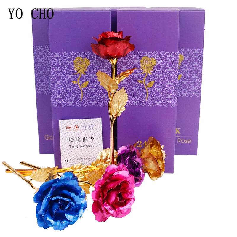 YO CHO 24K Gold Plated Rose – Eternal Love Gift