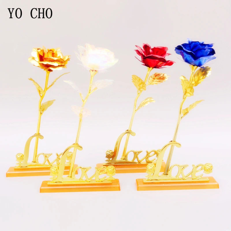 YO CHO 24K Gold Plated Rose – Eternal Love Gift