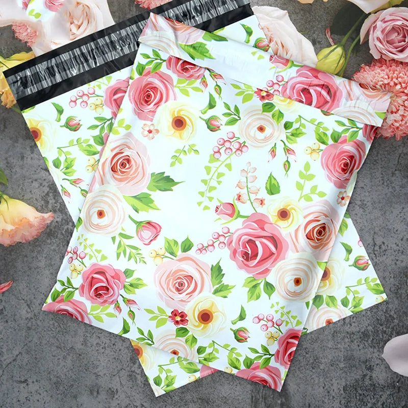 10PCS Printed Poly Mailer Bags (10×13")