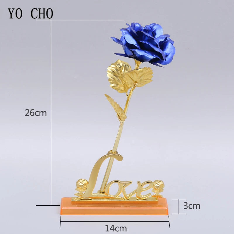 YO CHO 24K Gold Plated Rose – Eternal Love Gift
