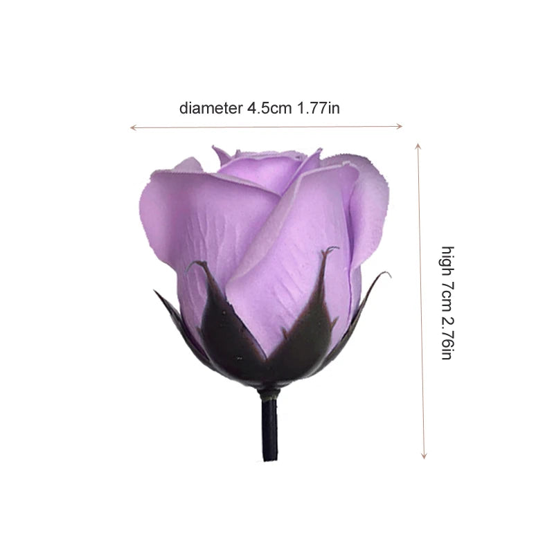 50pcs Artificial Rose Heads