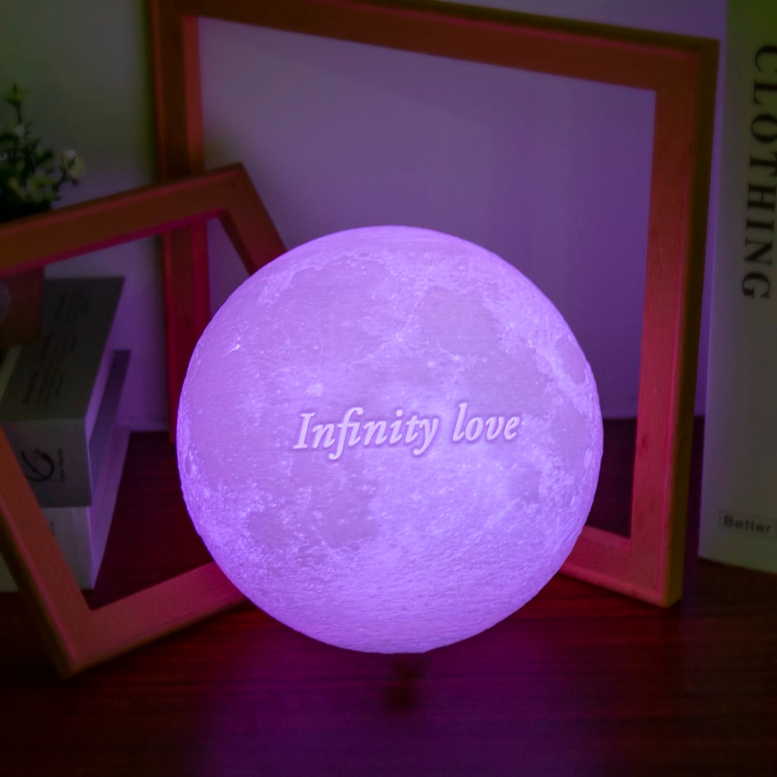 3D Printing Moon Lamp Personalized Photo Text Customized  USB Night Light Birthday Mother Day Valentine's Holiday Lunar Gift