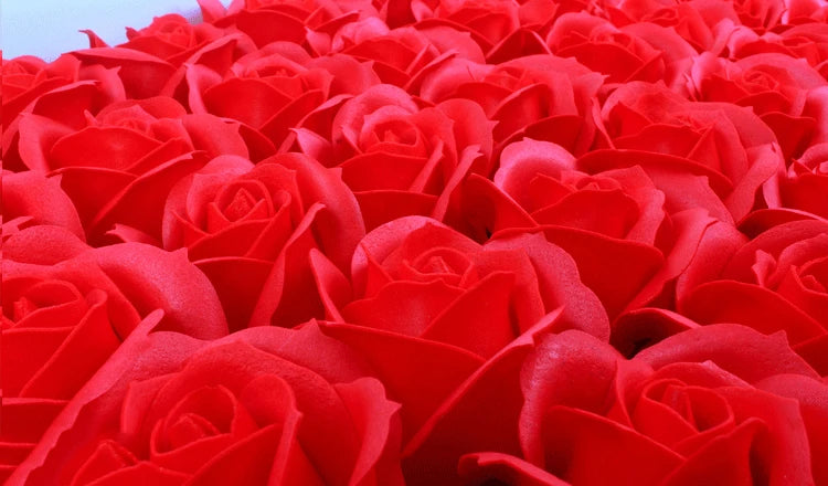 50pcs Artificial Rose Heads