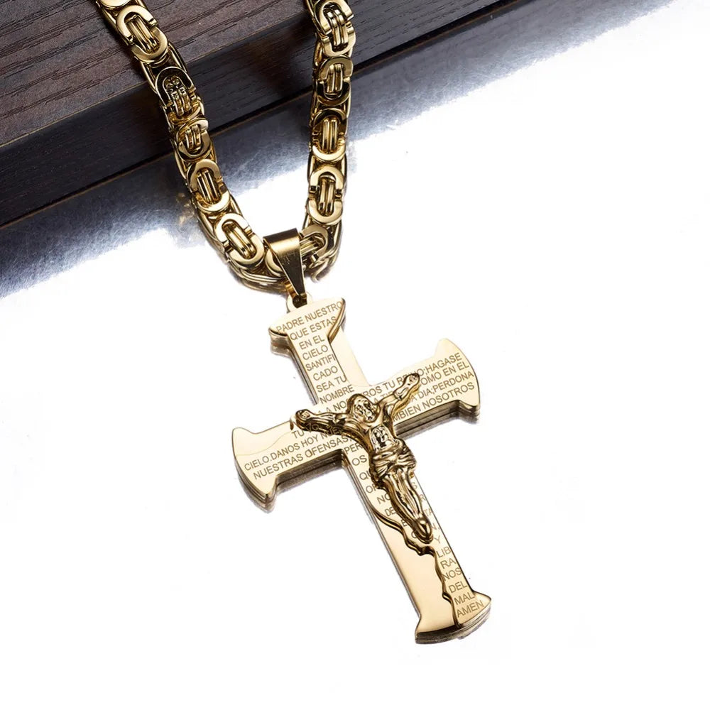 Crucifix Pendant Necklace