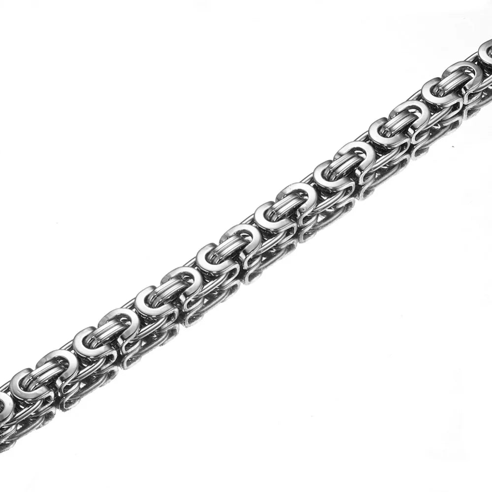 Byzantine Chain Cross Necklace