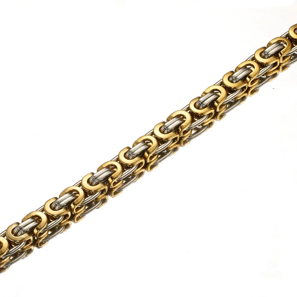 Byzantine Chain Cross Necklace