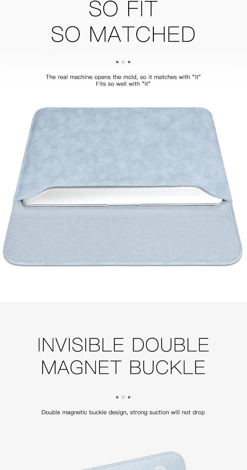 Laptop Case Sleeve Bag For Macbook Air M2 15 13.6 case M1 Pro 13.3 14 16 XiaoMi Lenovo 15.6 Cover DELL Huawei HP Matebook Shell