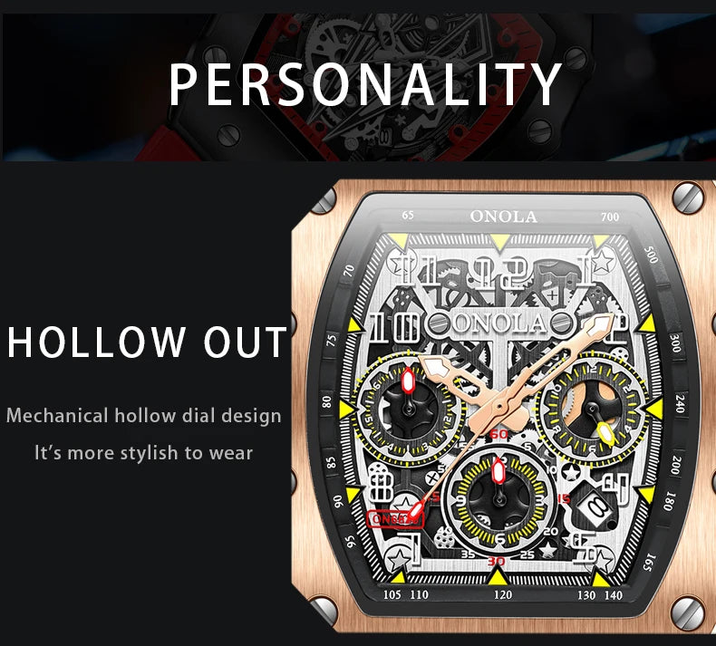 ONOLA Men’s Multifunction Sports Watch