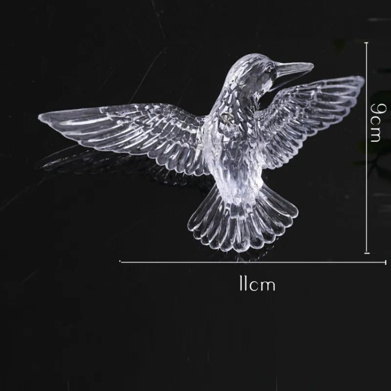 Clear Elegance Bird Pendants
