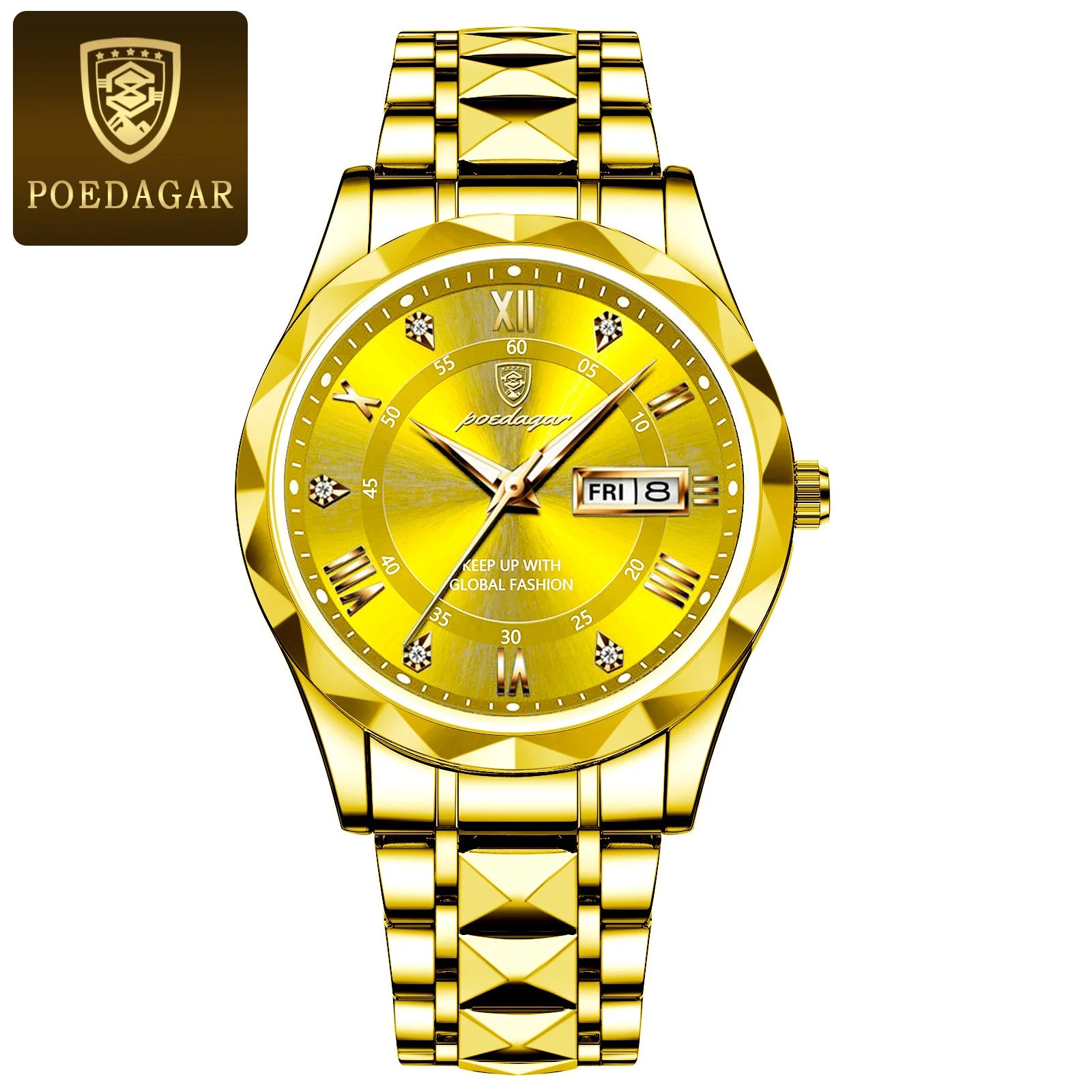POEDAGAR Business Sport Luxury Men's Watch