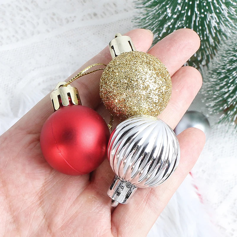 Elegant Xmas Tree Decorations for Home, Party, and New Year 2026 Décor