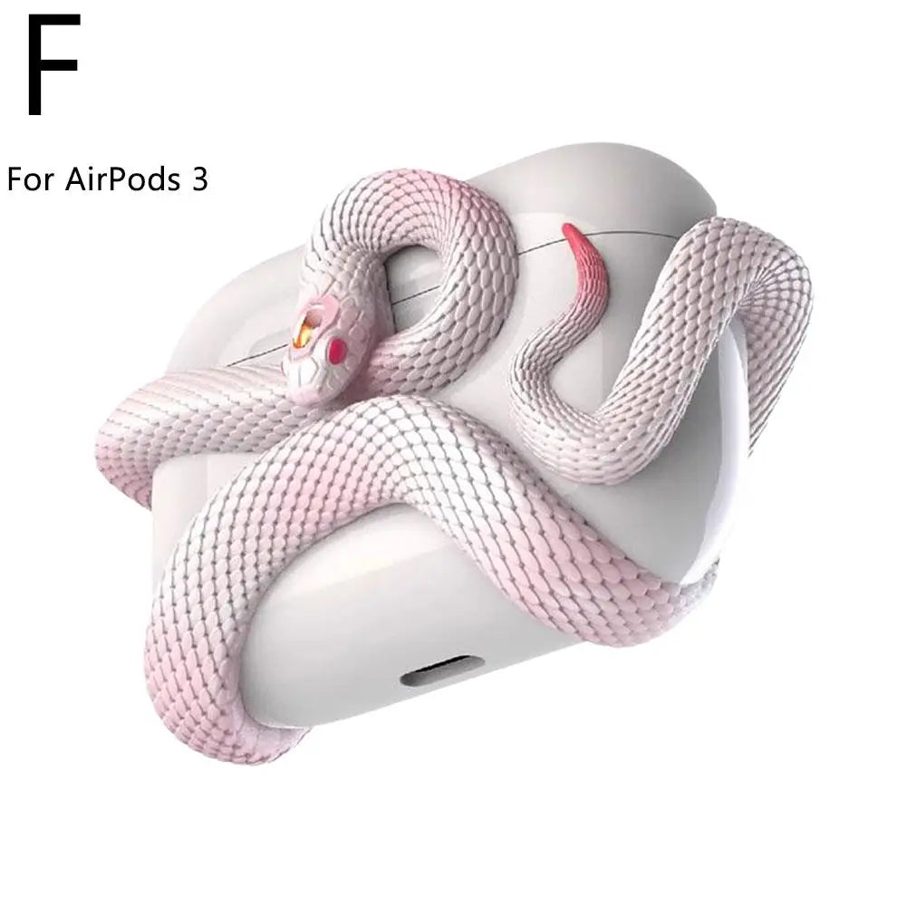 Snake-Shaped Protective Case for AirPods Pro/2/3