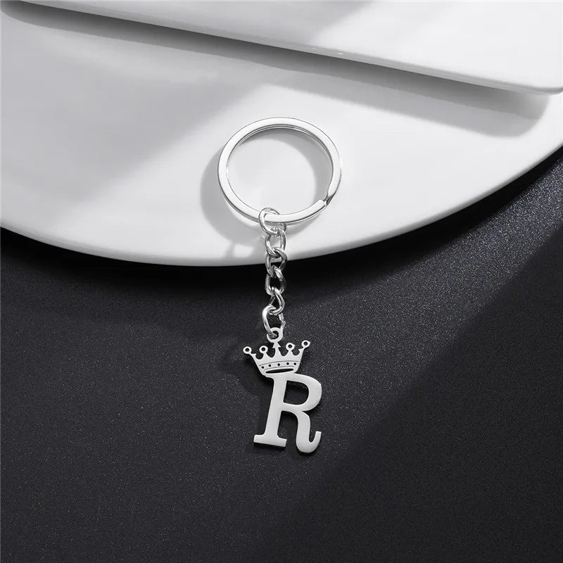 Royal Initial Keychain Charm