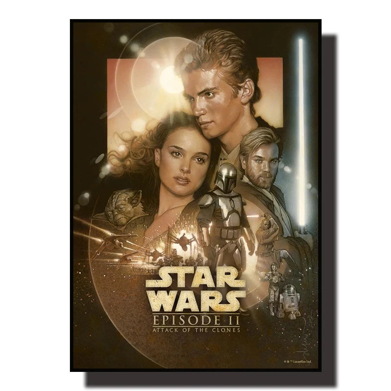Star Wars Canvas Wall Art Poster