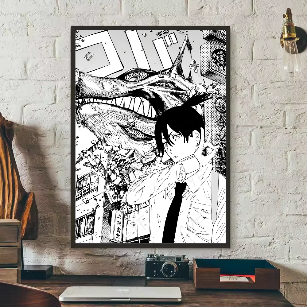 Chainsaw Man Anime Poster – Waterproof Wall Art