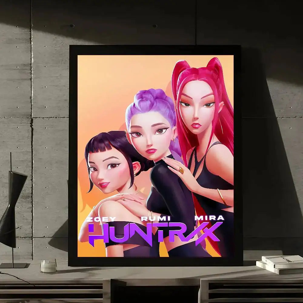 K-Pop Demon Hunters Movie Poster Wall Decal