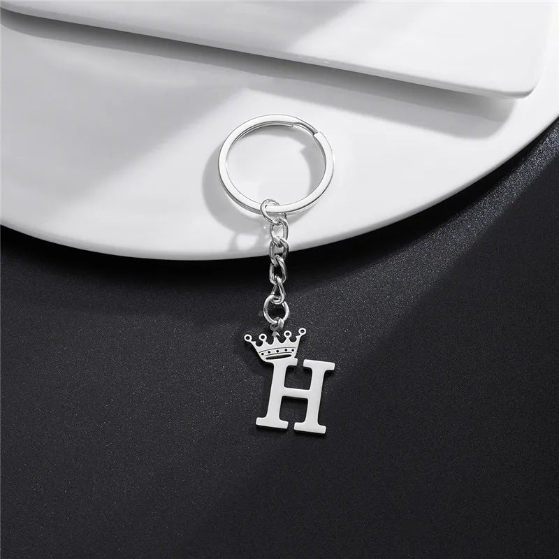 Royal Initial Keychain Charm