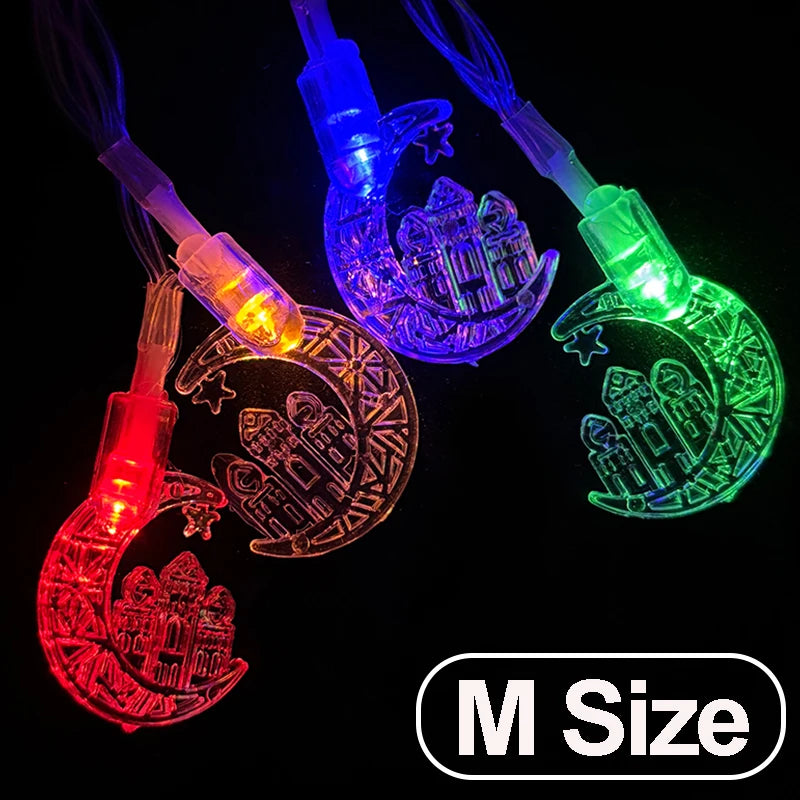 Christmas Colorful Snowflake & Star String Lights