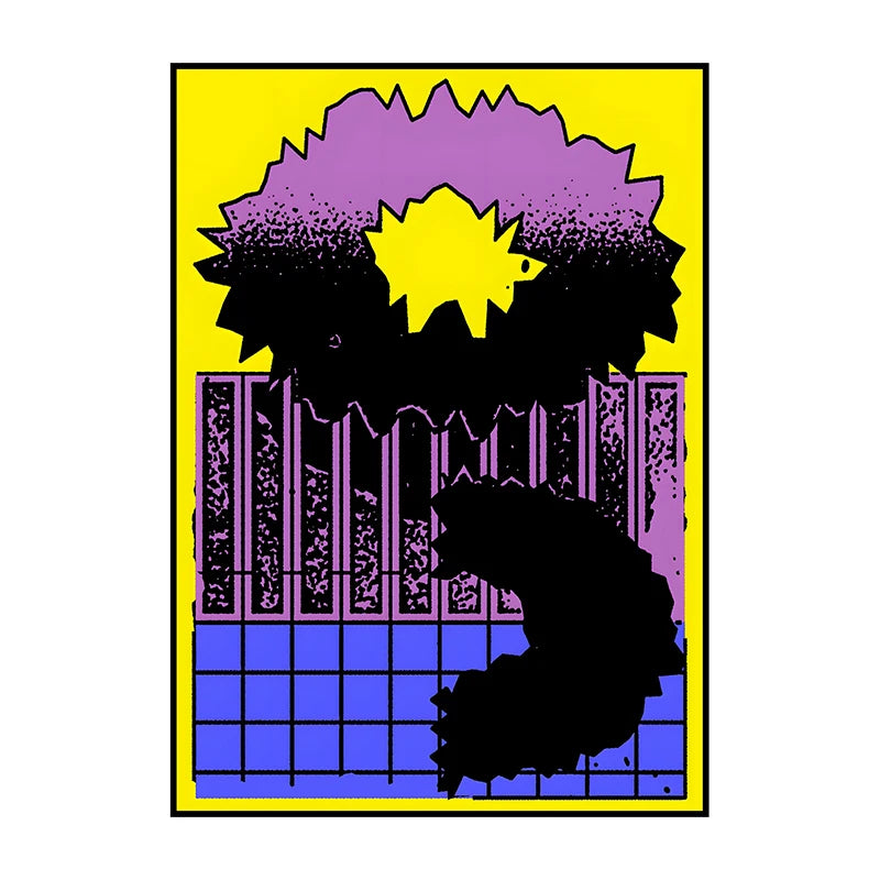 Vintage Abstract Canvas Wall Art Poster