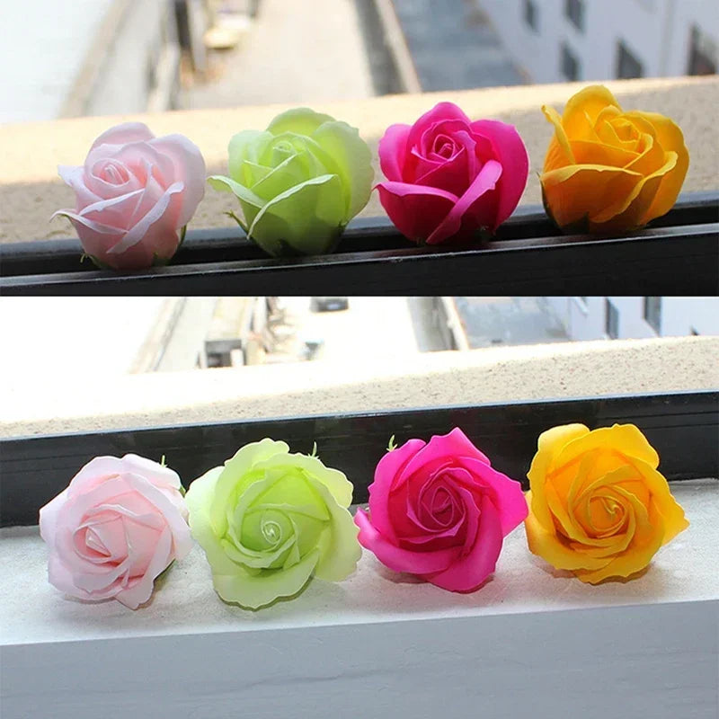 50pcs Artificial Rose Heads
