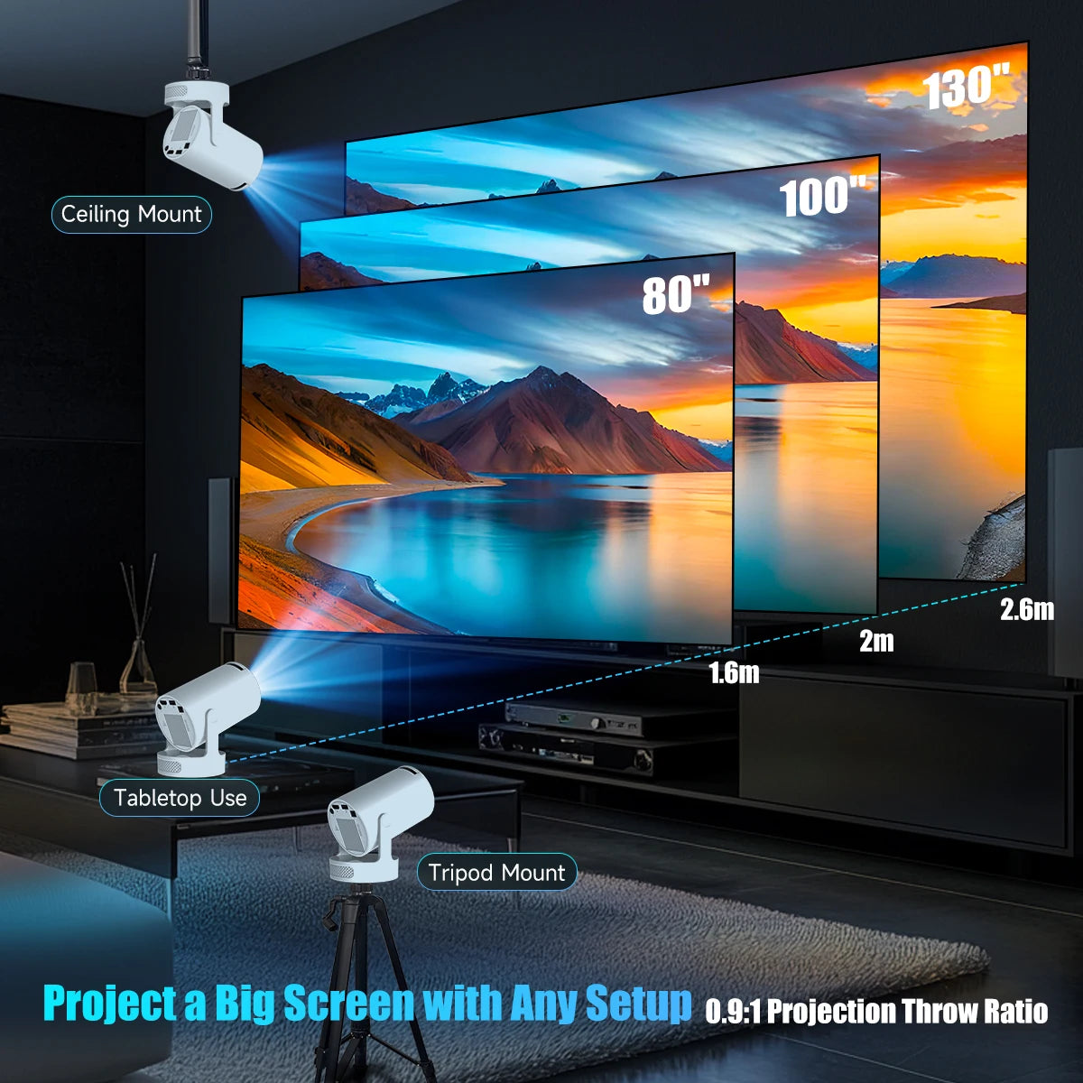 Portable 4K Projector