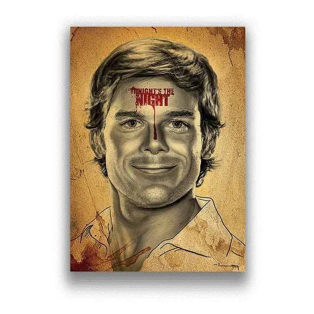 Dexter TV Show Canvas Poster