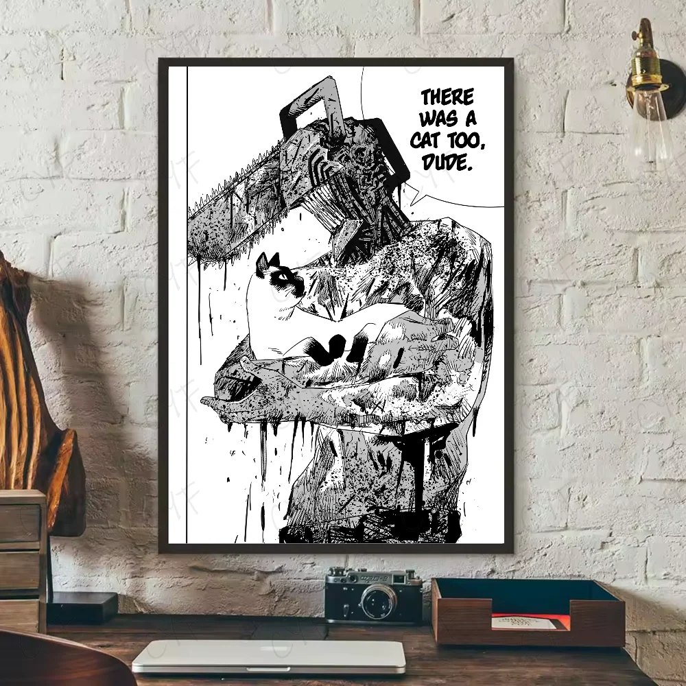 Chainsaw Man Anime Poster – Waterproof Wall Art