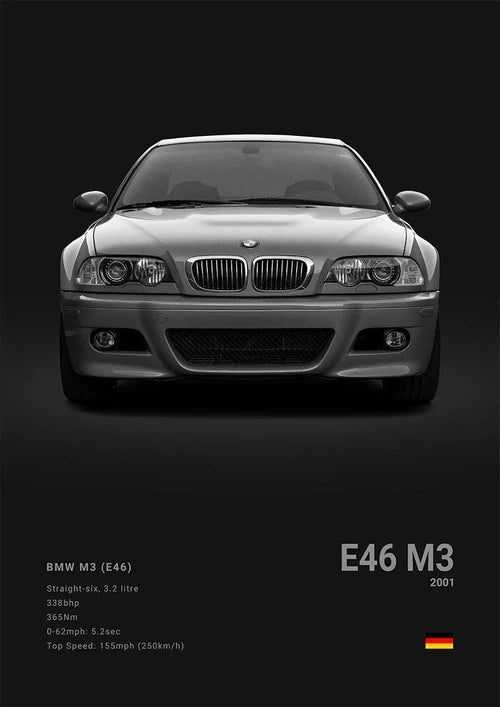 Luxury Sports Cars Canvas Wall Art Poster