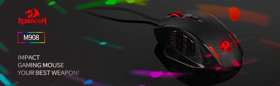 Redragon M908 RGB Elite Gaming Mouse