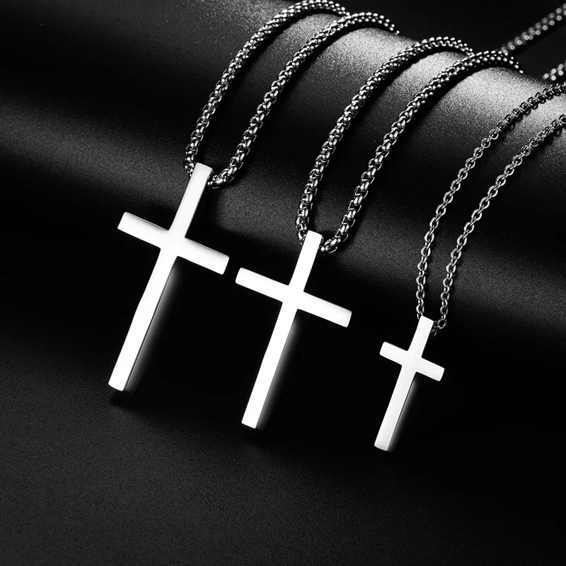 Minimalist Stainless Steel Cross Necklace