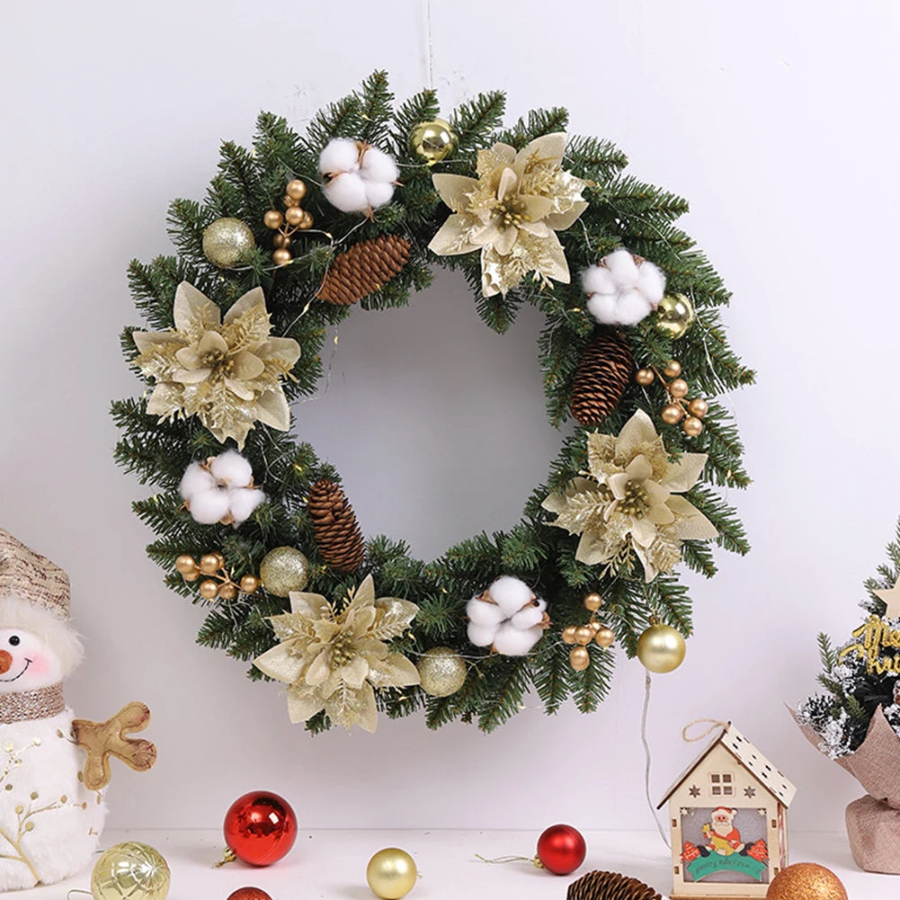 Evergreen Holiday Sparkle Wreath