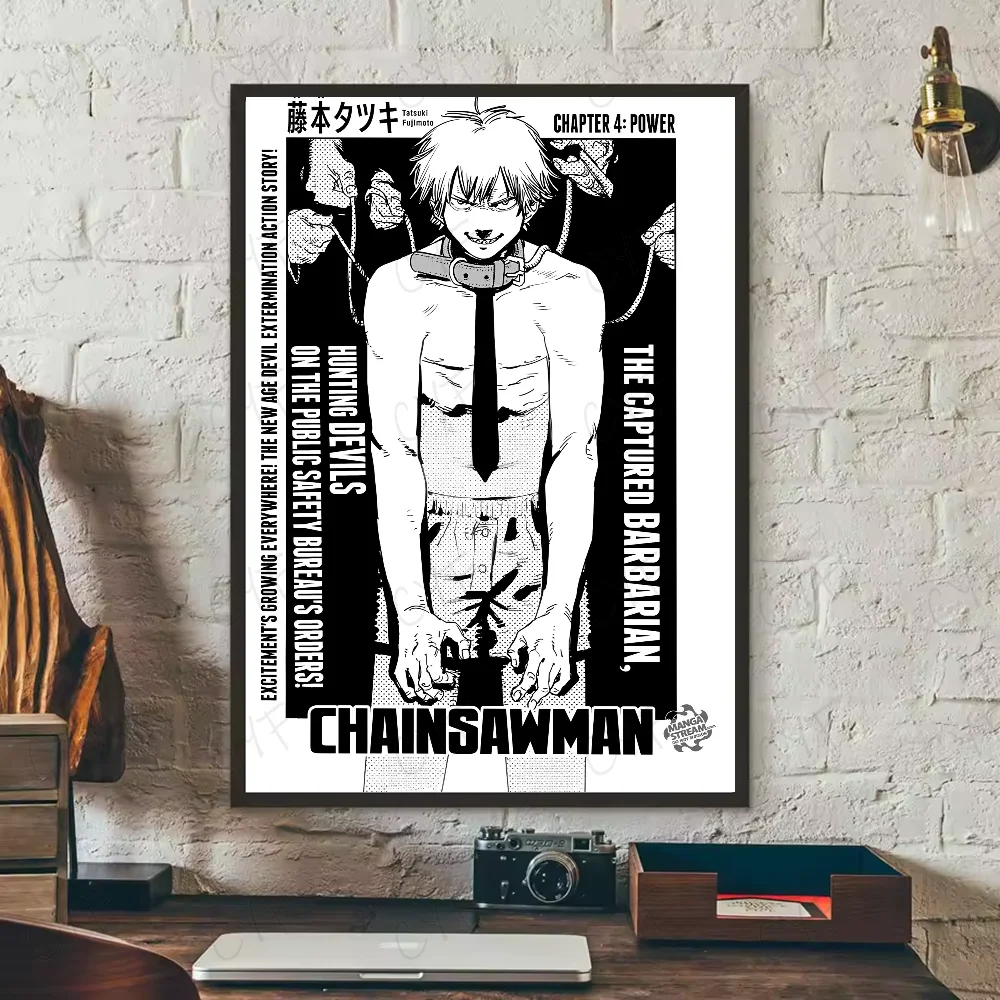 Chainsaw Man Anime Poster – Waterproof Wall Art
