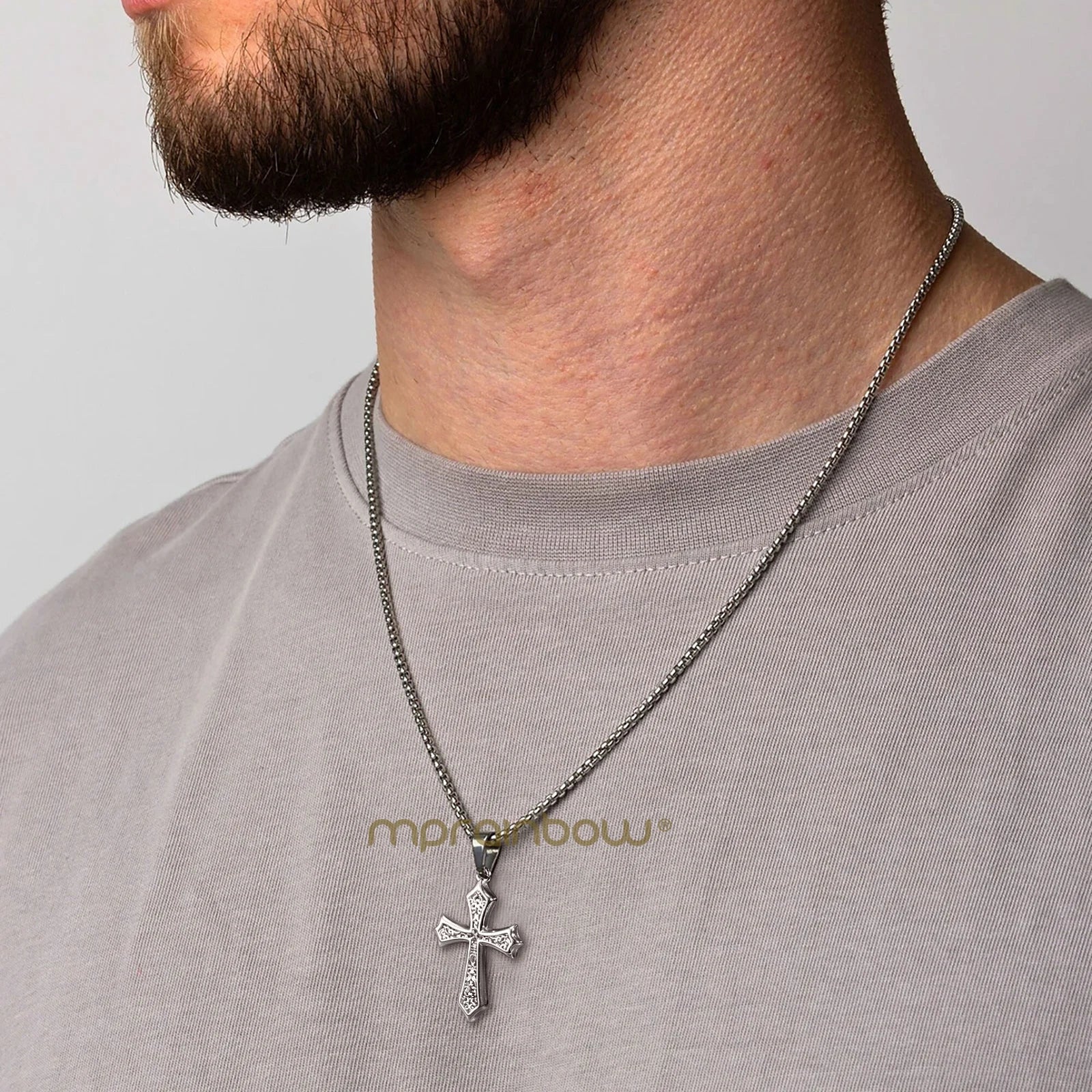 Hip Hop Cross Pendant Necklace