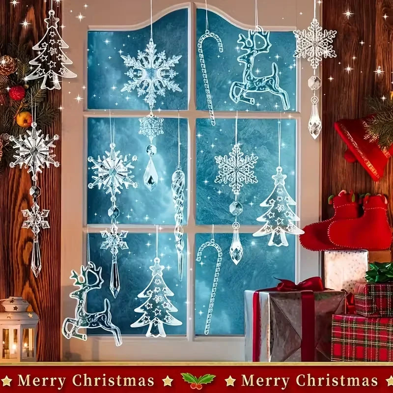 Snowfall Magic Tree Ornaments