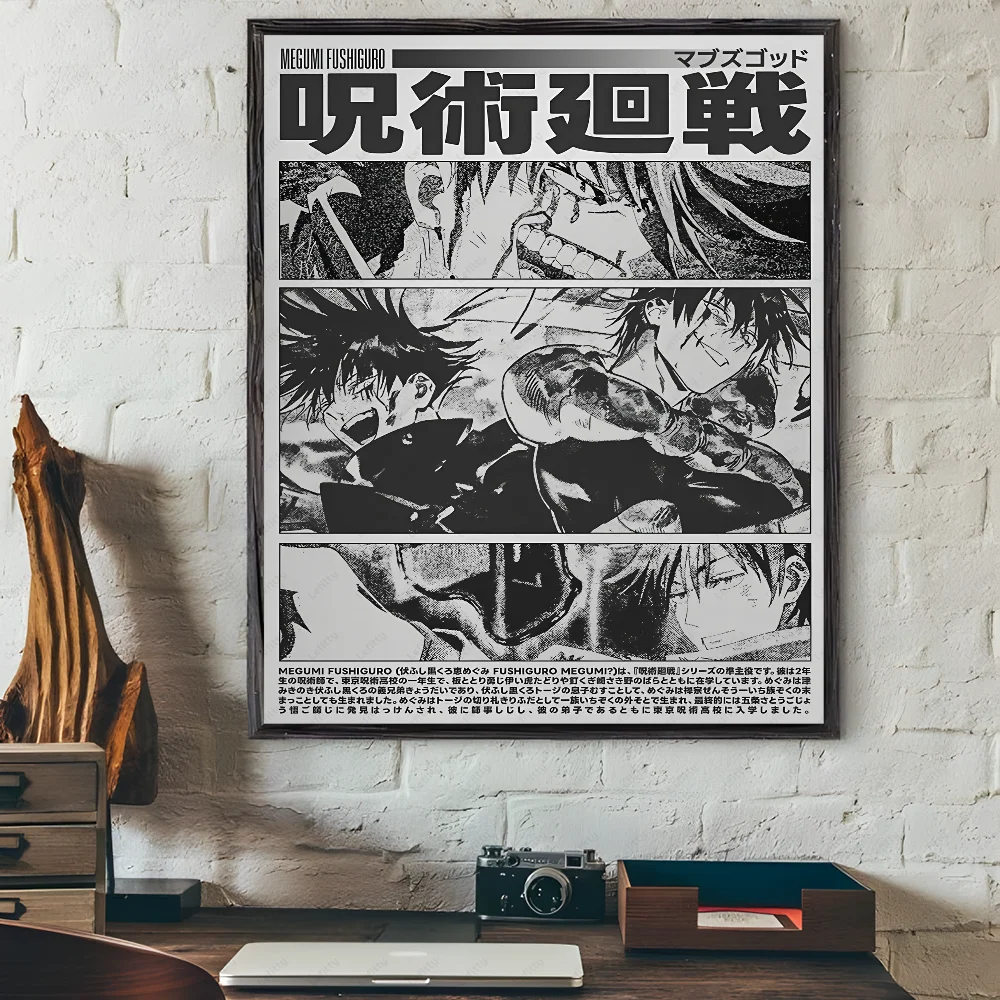 Jujutsu Kaisen Anime Waterproof Wall Poster