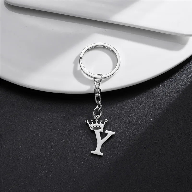 Royal Initial Keychain Charm