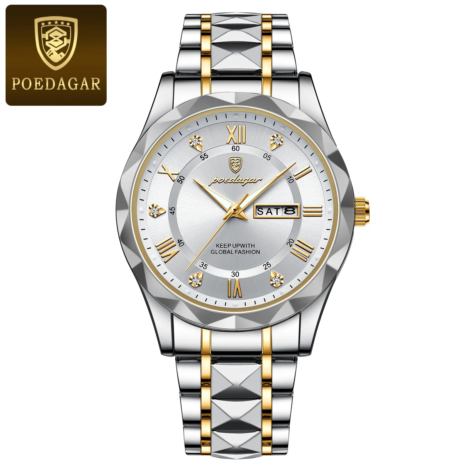 POEDAGAR Business Sport Luxury Men's Watch
