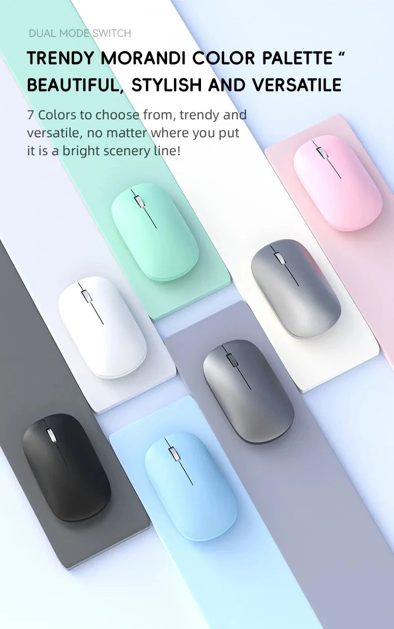 Xiaomi Wireless Mouse Type-C Charging Silent Click Portable Office Ergonomic Laptop Universal Lightweight Office Game No-Noise