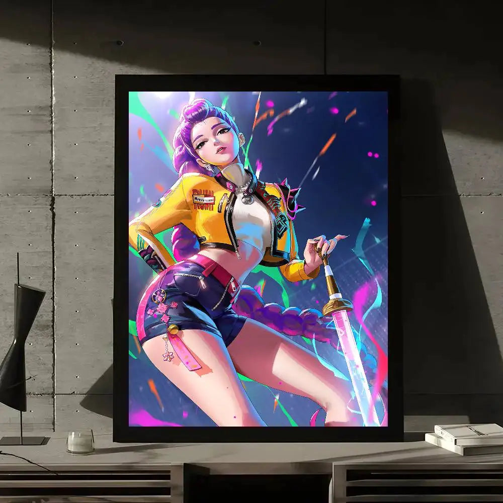 K-Pop Demon Hunters Movie Poster Wall Decal