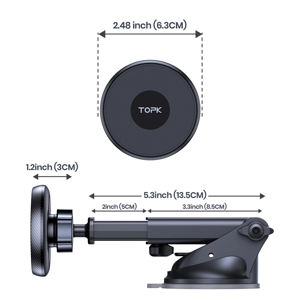 TOPK Magnetic Car Phone Holder