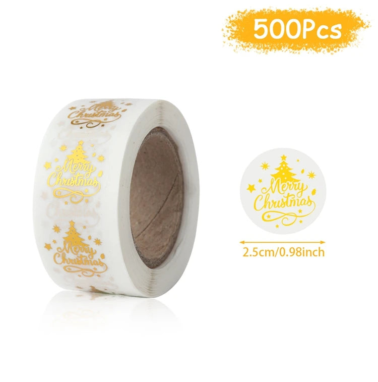 500Pcs Christmas Stickers Set