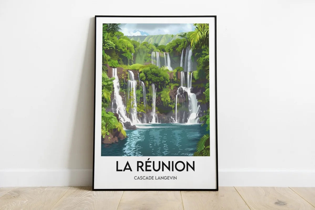La Réunion Travel Canvas