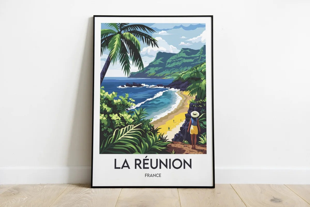 La Réunion Travel Canvas