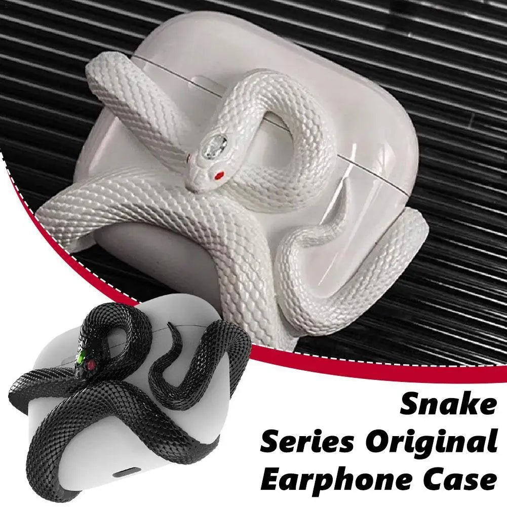 Snake-Shaped Protective Case for AirPods Pro/2/3
