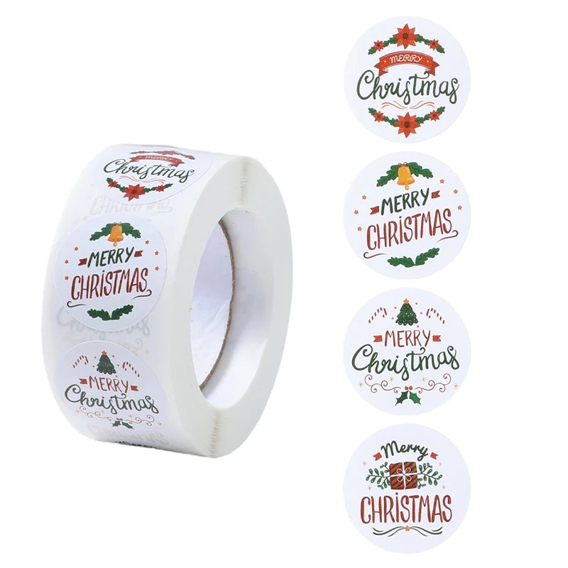 500Pcs Christmas Stickers Set