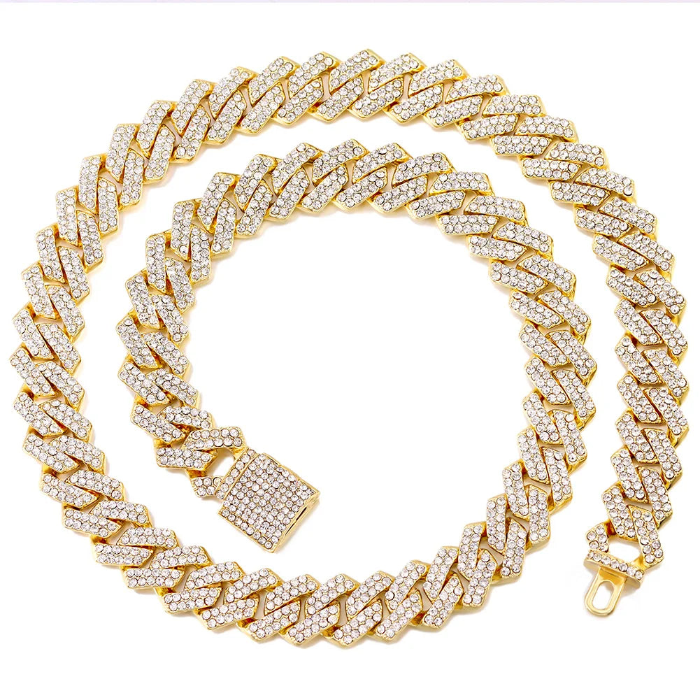 Iced Out Cuban Link Chain