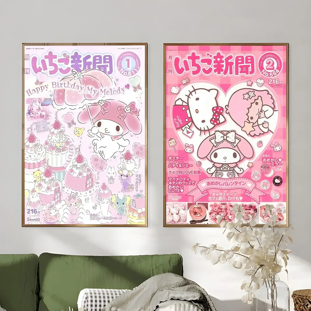 Cute Sanrio Wall Poster