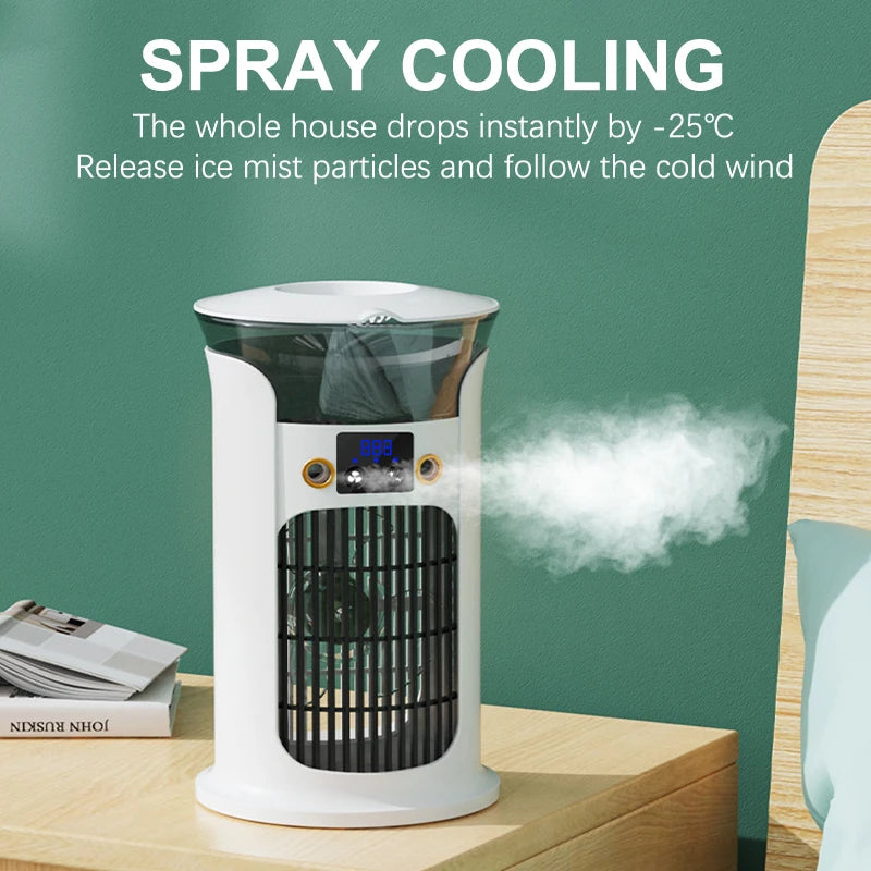 Portable USB Liquid Air Cooler & Humidifier